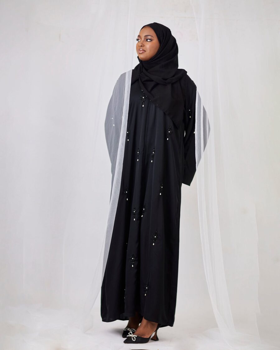 Almas Abaya - Black - Image 2