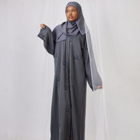 Almas Abaya - Grey