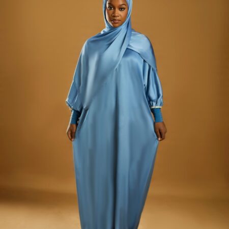 Harir Prayer Gown - Blue