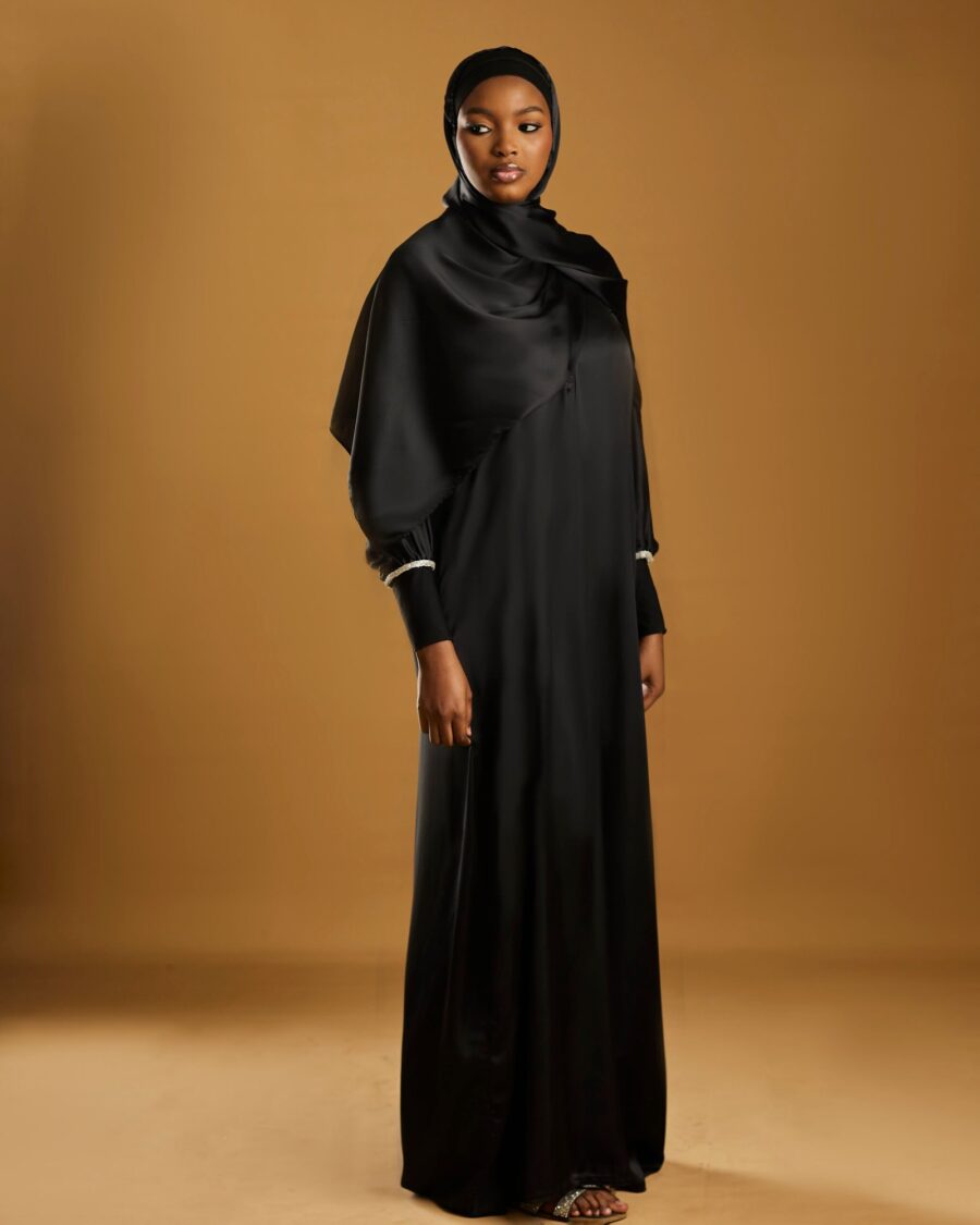 Harir Prayer Gown - Black