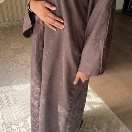 Shimmer Jacquard Abaya