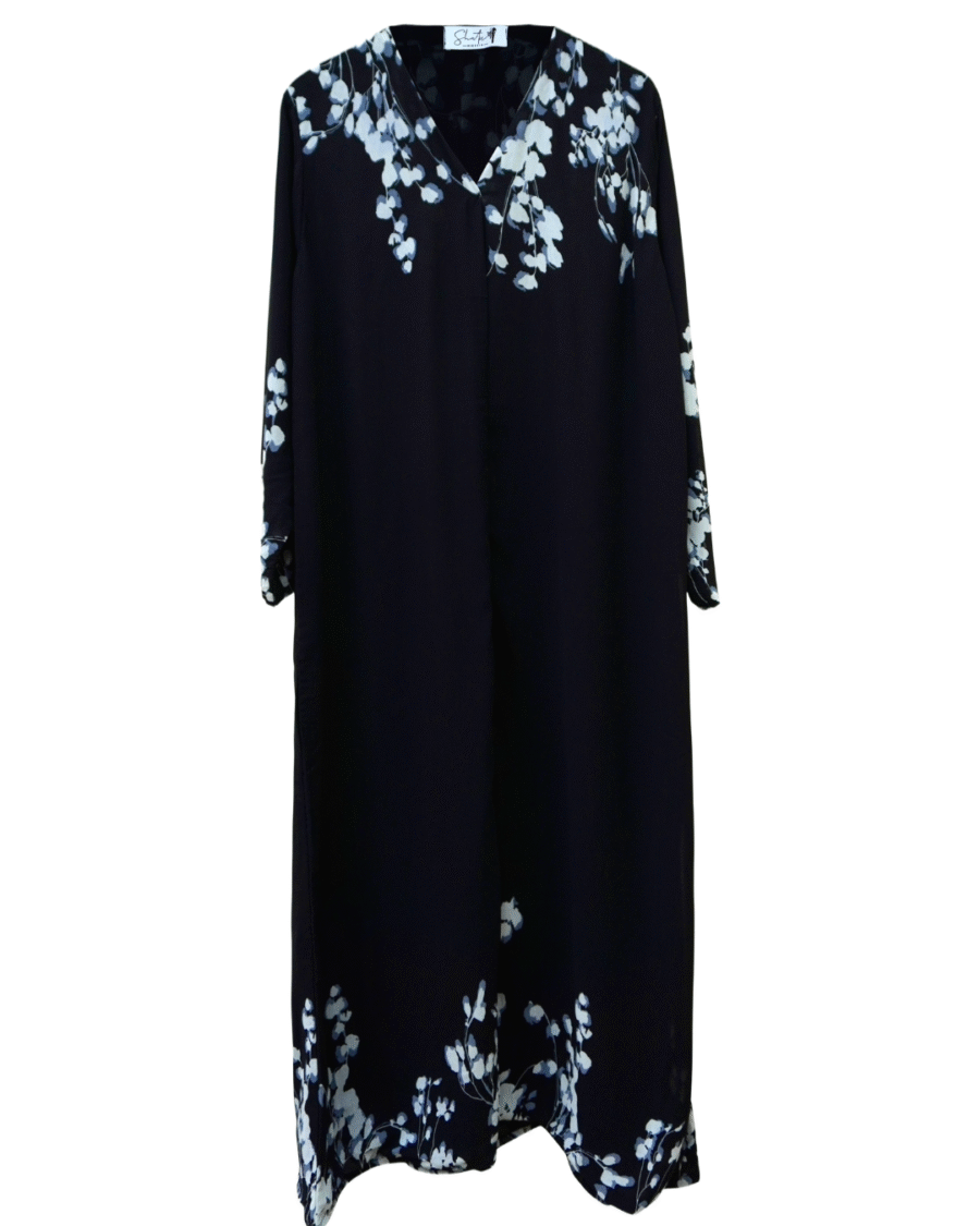 Blossom Chiffon Abaya