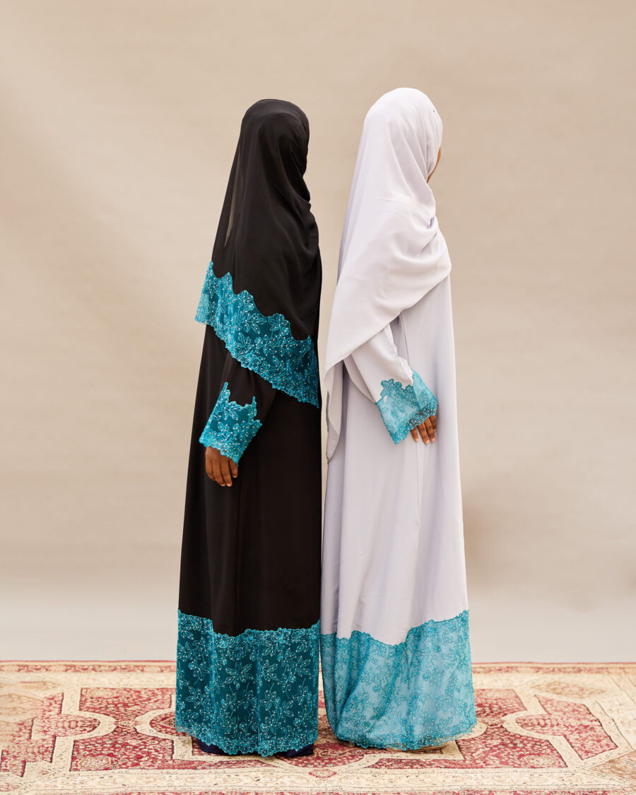 Noor Abaya - Grey - Image 2